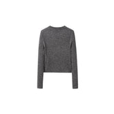 Women's Hollow Out O-Neck Knit Pullover